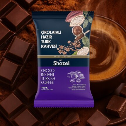 Готовый турецкий кофе с шоколадной крошкой (100гр) Shazel