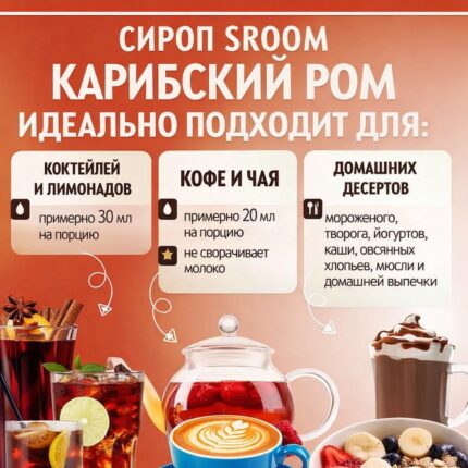 Сироп Spoom "Карибский ром" 250млл