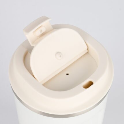 Термокружка Мастер К Original Coffee, 500 мл, сохраняет тепло 10 ч, нержавеющая сталь, белая